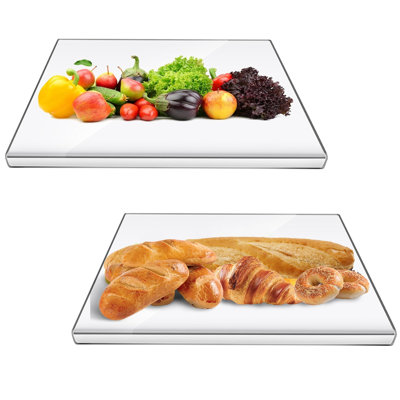 17.71x15.74IN Non-Slip Transparent Countertop Cutting Board Kitchen Protector Dining Room Restaurant