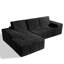 Canapé modulaire rembourré en forme de L Alcala-1055794591