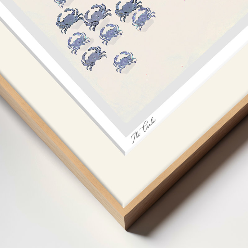 The Crabs, Tan, 24" H x  32" W