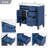 36-Inch Modern Bathroom Vanity With Ceramic Sink, Cabinet With Four Drawers-1978771770