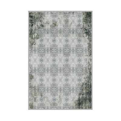 Tapis d'entrée de qualité supérieure, 31,5 po x 59,1 po | 100% polyester, hauteur des poils de 0,4 po, antibactérien et envers en PVC antidérapant | Conception tissée avec impression numérique 3D, lavable à la machine, idéale pour la décoration intérieure et les vestibules