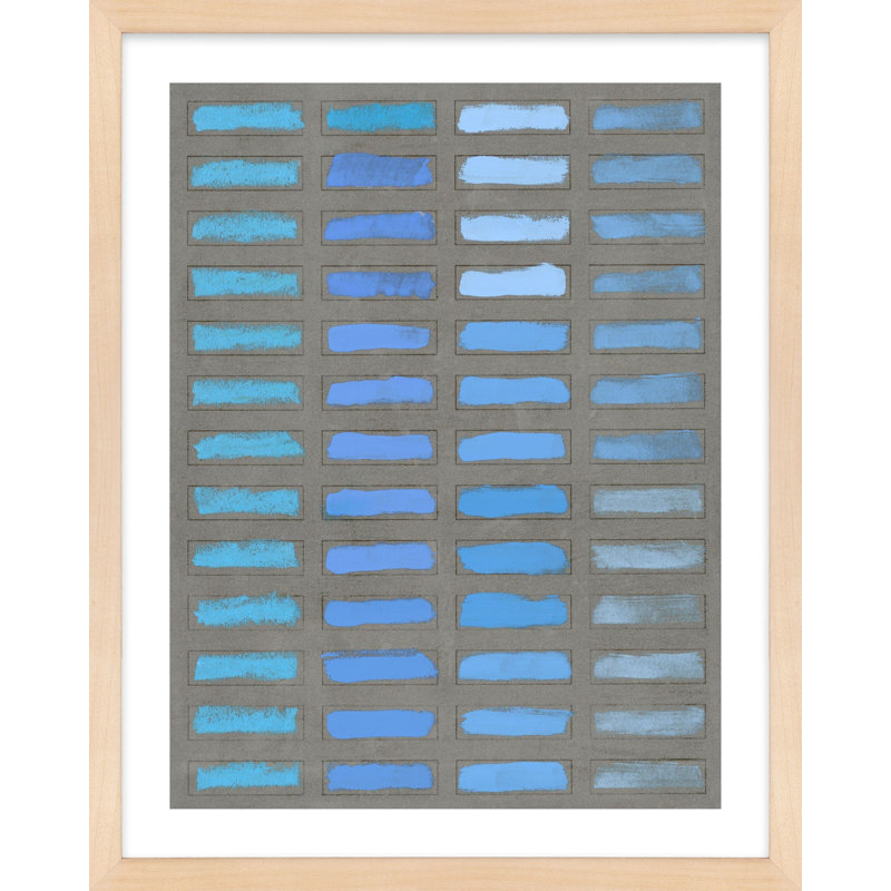 The Blues 1 Painting by Jacques Pilon, Maple, 30" H x 24" W x 1.25" D