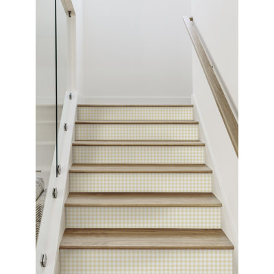 Bandes d'escalier à carreaux Gingham
