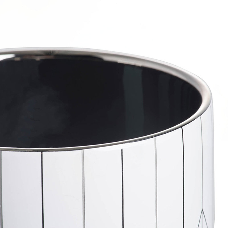 D6.3X6.3" Ceramic Planter, 6.3" H x 6.3" W x 6.3" D