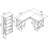 Huckins 3 Piece Credenza Desk Office Set-422513969