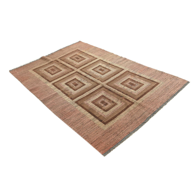 Tapis rouge rouille Orta
