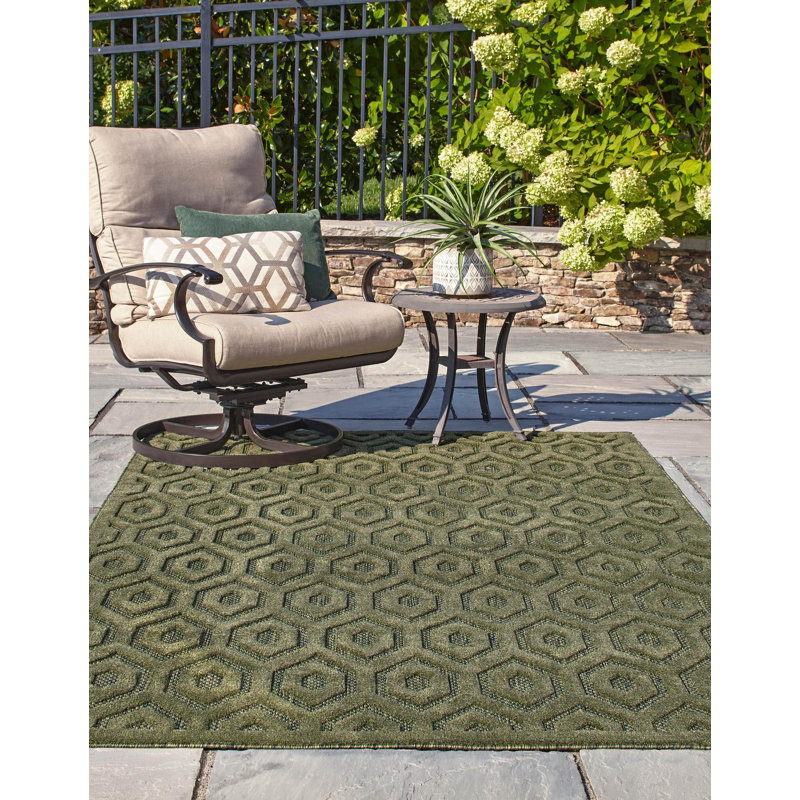 Tapis intérieur / extérieur vert, Rectangle 9 pi x 12 pi
