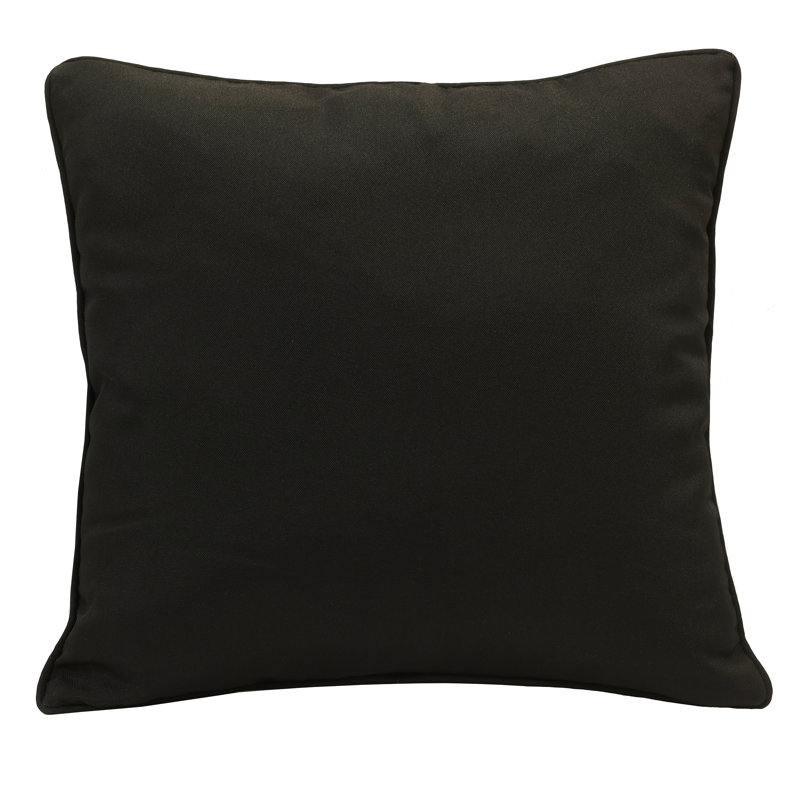  Housse et insert de coussin extérieur d'extérieur, Noir