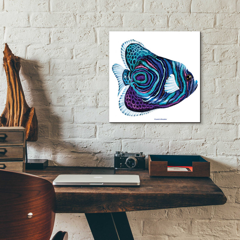 «New Fish 3» par Olga et Alexey Drozdov, H 12 po x l 12 po x P 0,13 po