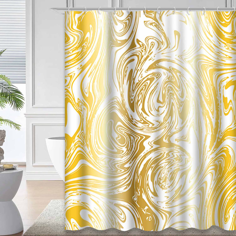 Rideau de douche Shiny En Marble, L 72 po x l 78 po