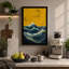 Turbulent Seas Coastal - Wrapped Canvas-7532689-7532702