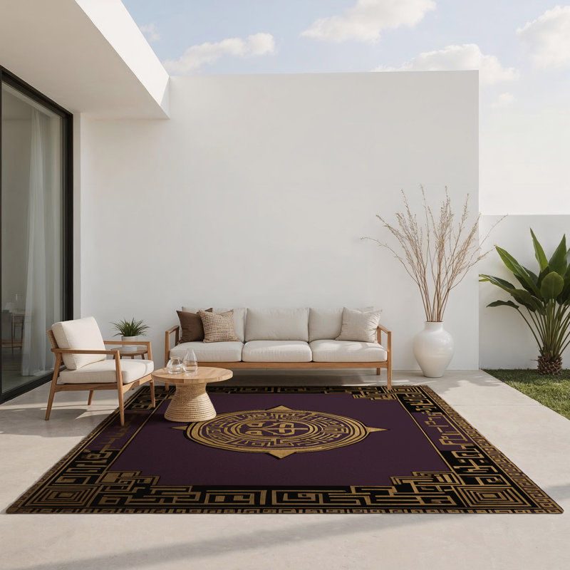 Tapis intérieur et extérieur Classic, Rectangle 1 pi 6 po x 2 pi 6 po