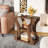3-Tier End Table with Storage
