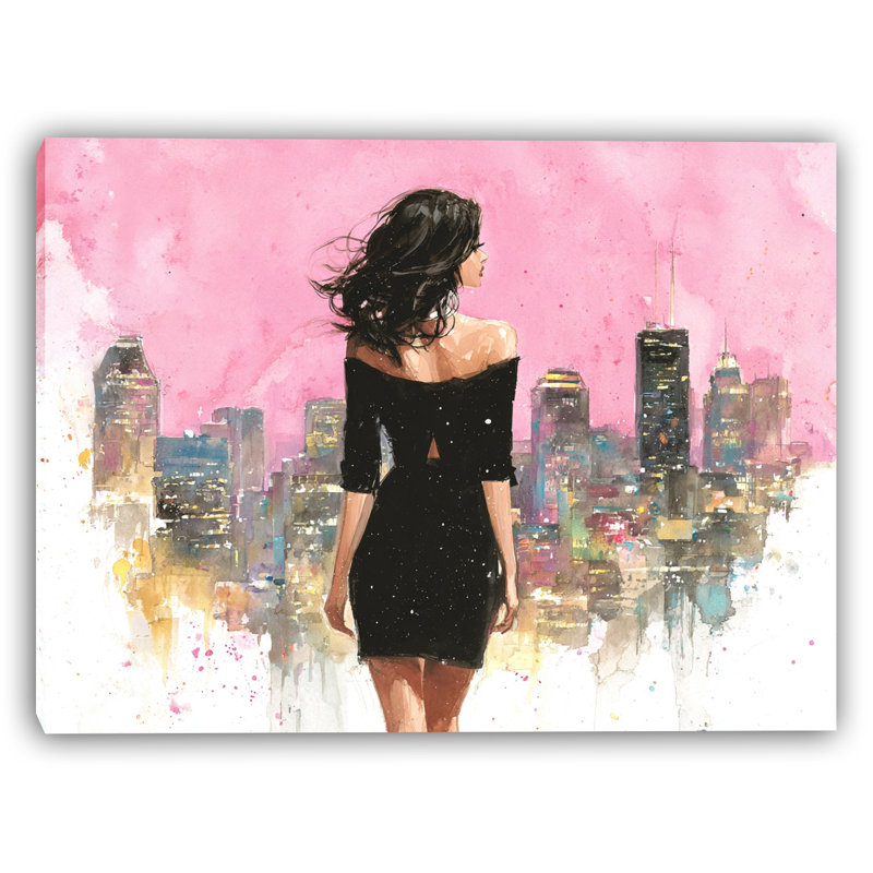 Art urbain sur toile tendue Urban Confidence, H 16 po x l 24 po