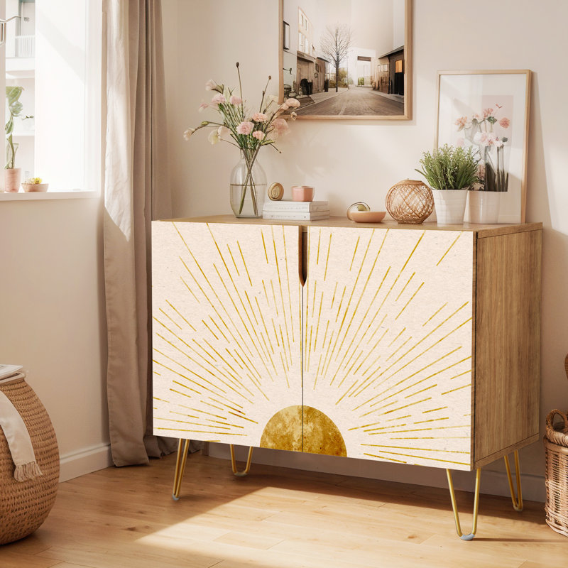 35'' Sideboard, Sunrays Yellow
