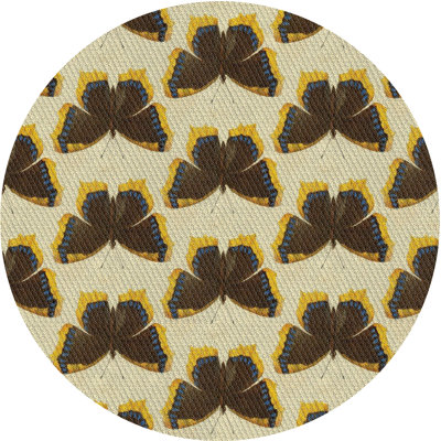 Brun Tapis décoratif Jara