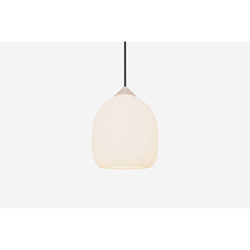 Gulp Pendant Light, Sand, 18.5'' H x 6.97'' W x 6.97'' D, Black