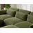 Hawanatu 100 " Corduroy L-Shaped Sectional with Ottoman-1801068140