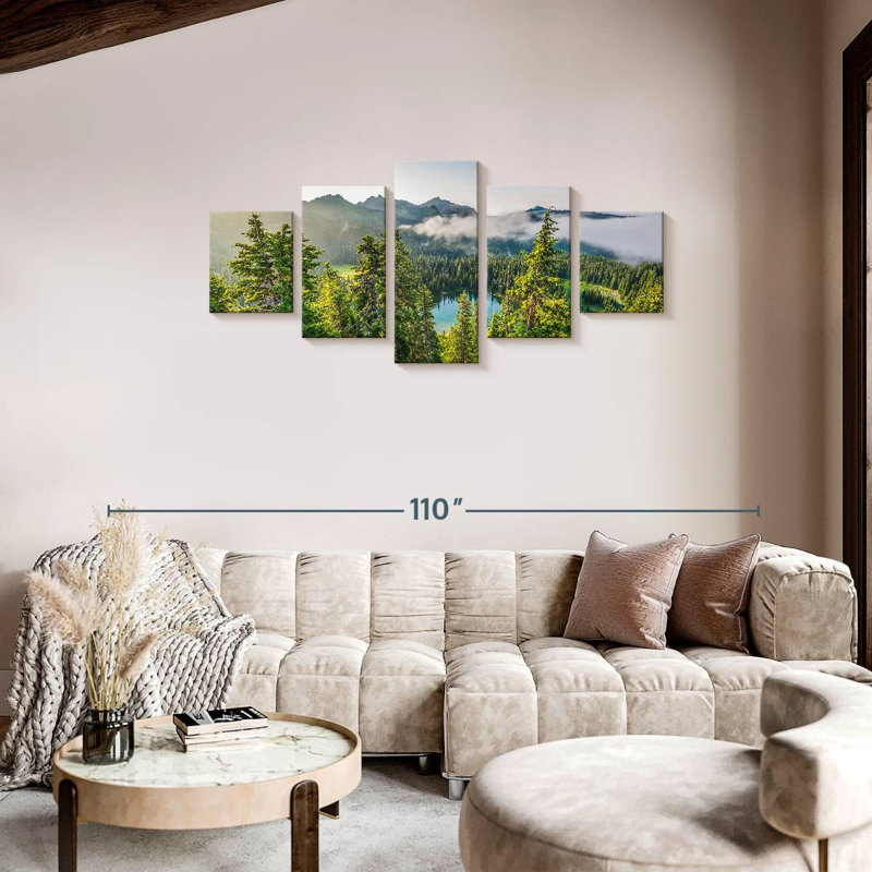 Mt. Rainier Pine Forest, 34" H x 74" W