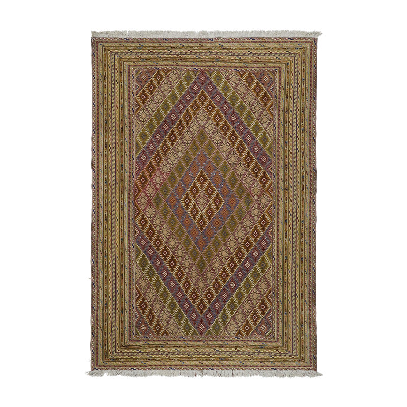 Honeycomb Diamond Kilim 6'6" x 9'8"