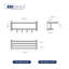 2 Wall Mounted Required Towel Rack