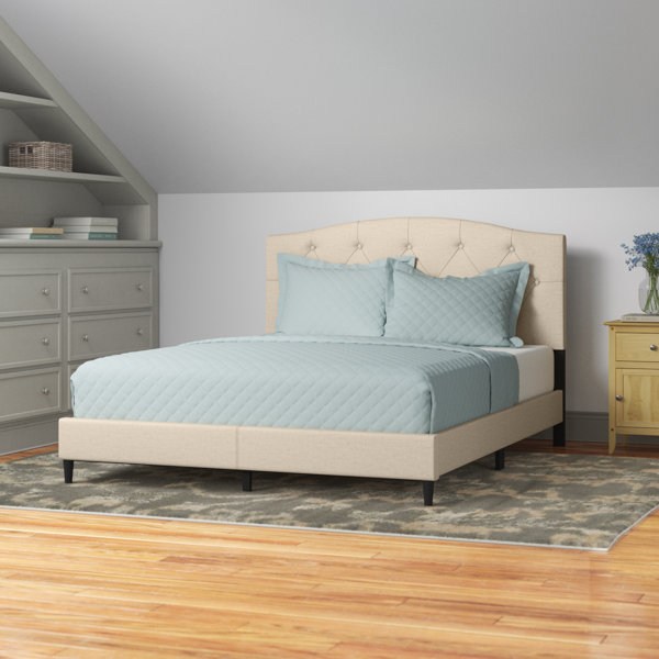 Andover Mills™ Arndt Upholstered Platform Bed & Reviews | Wayfair