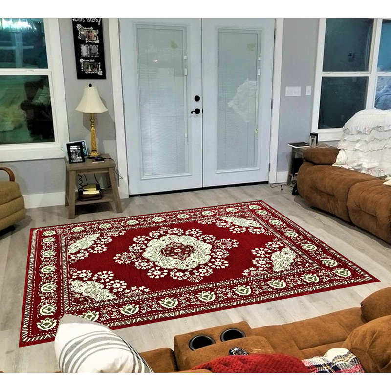 Grenier Damask Hand Woven 140cm X 200cm Area Rug