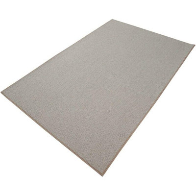 Ensemble de tapis en polyester de couleur unie touffetés à la machine