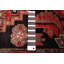 Tapis noir, rouge Anatolian 3 pi 5 po x 10 pi 6 po