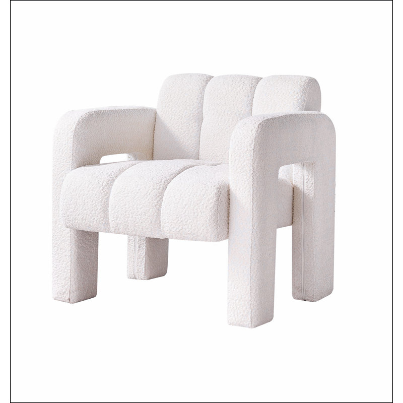 Fauteuil d'appoint rembourré 31,10 po, Beige