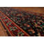Tapis oriental en laine bleu marine / brun / vert 2 pi 3 po x 104 pi