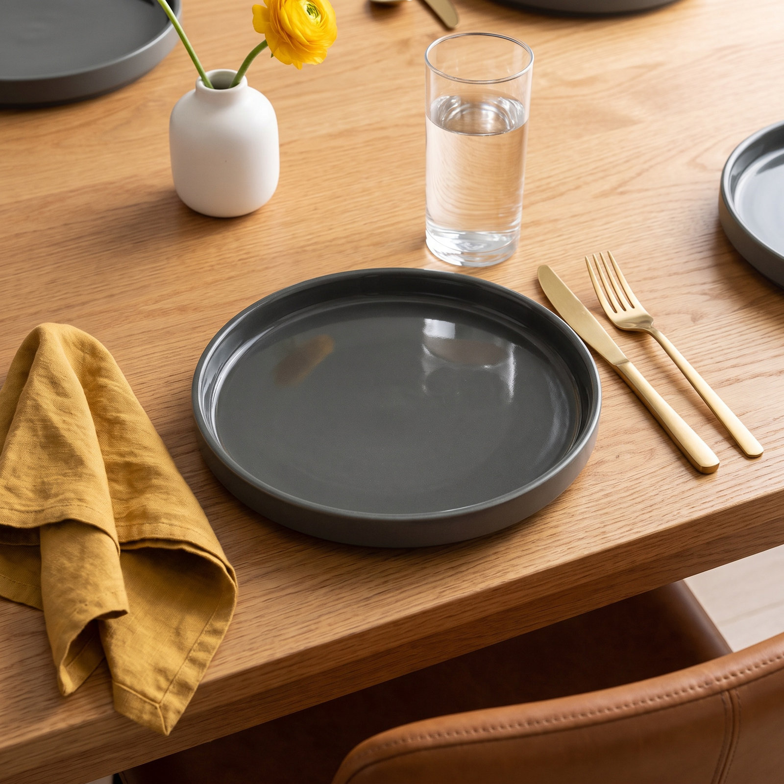 Pilar 6" Bread and Butter Plate, Agave Green