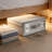 Bed Sheet Organizer And Storage Box Set - Foldable Linen Closet Organizers With Clear Window, Space-Saving Design For Queen And King Bedding Sets