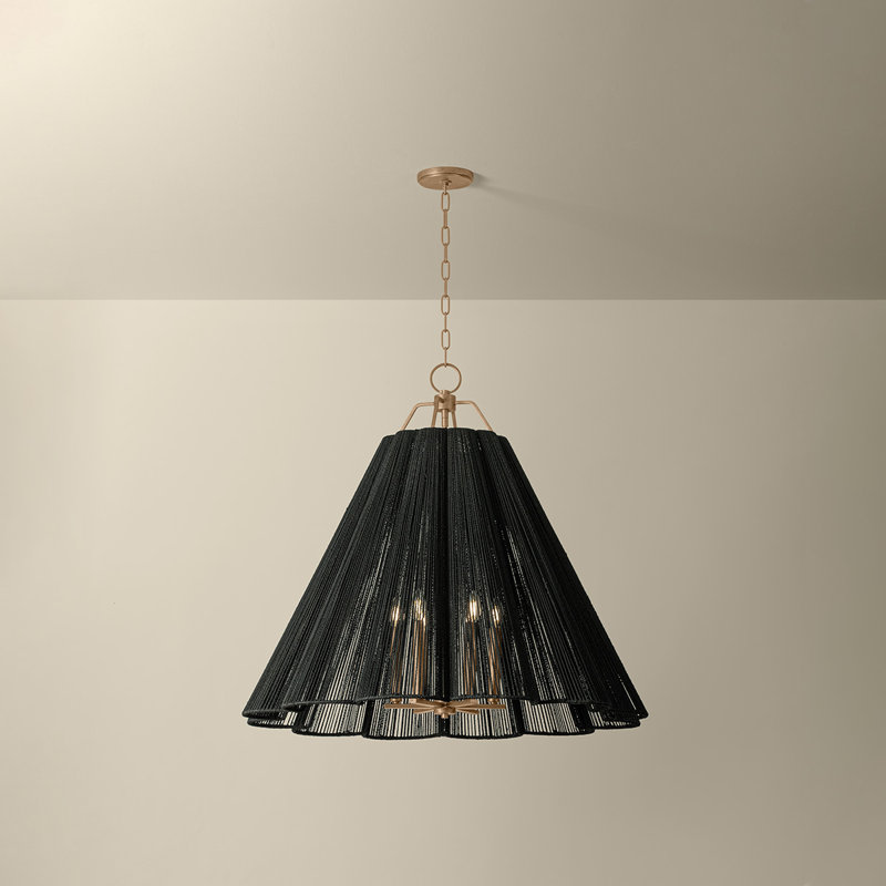 Sonoma Chandelier, Patina Gold Leaf