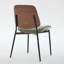 Ensemble de chaises en similicuir rétro Mid-Century-1047901670