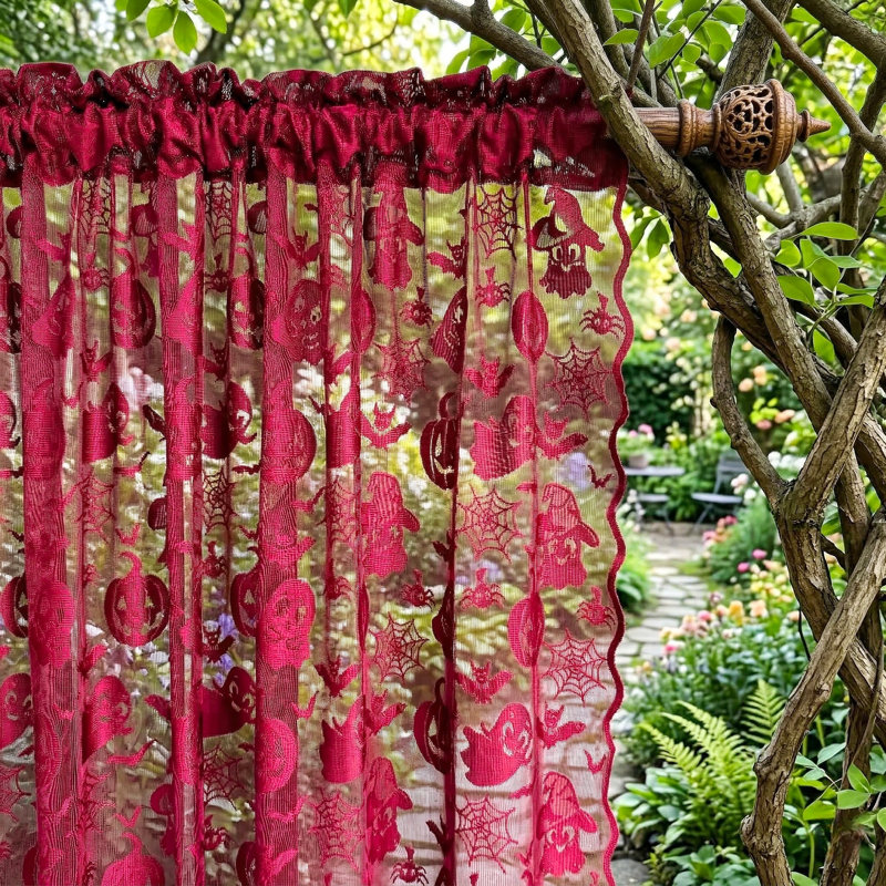 Sheer Curtain Pair, 137 cm Width x 213 cm Drop