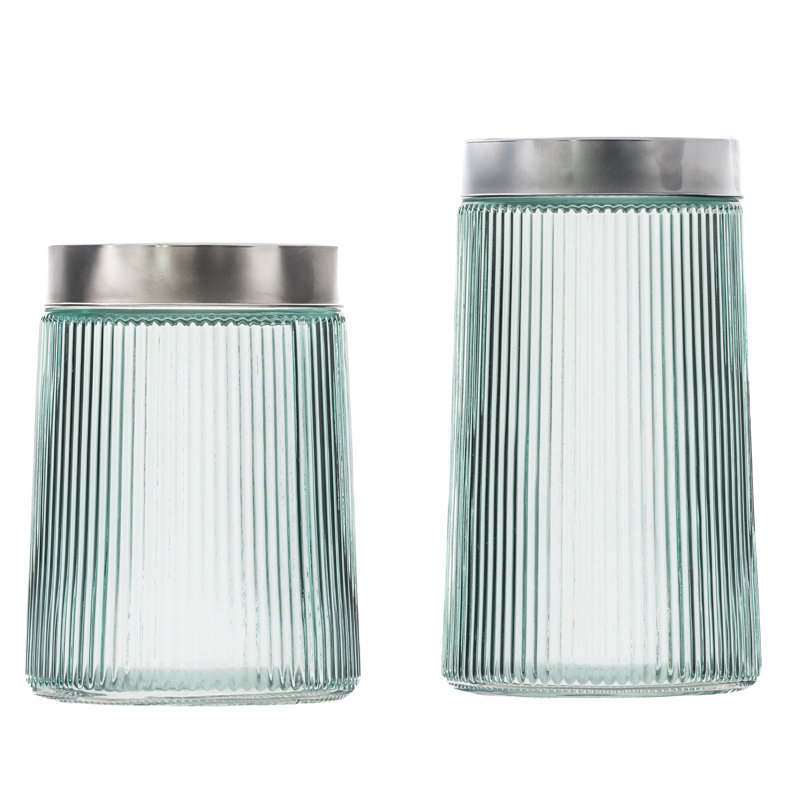 10 Strawberry Street Lafayette Graduated Glass Canister Set