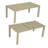 Extendable Farmhouse Dining Table Set for 4-8 - Rattan Chairs & Dual-Tone Finish, Child-Safe Compact Design-171073075