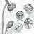 Drill-Free Dual Shower Head Spa System-110680026