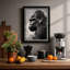 Primate Portrait Modern - Framed Print-1292761708-1292761618