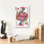  «King of Hearts» par Farida Zaman, art mural sur toile, 12 po x 18 po