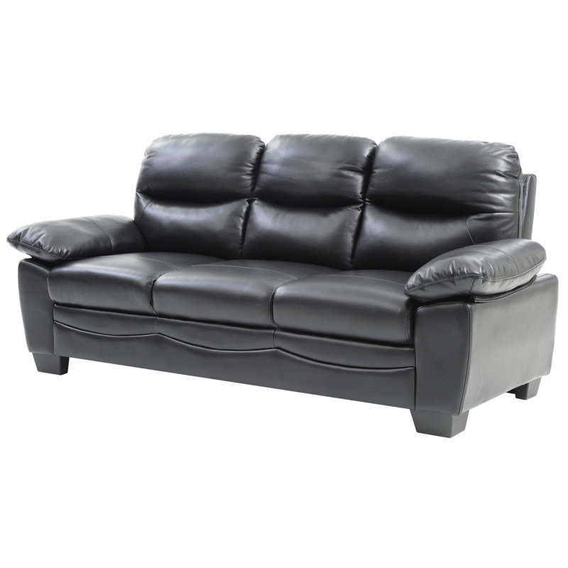 Canapé moderne Marta G677-S, noir