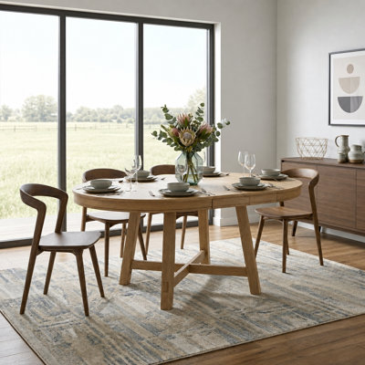 42"-58" Extenable Farmhouse Dining Table