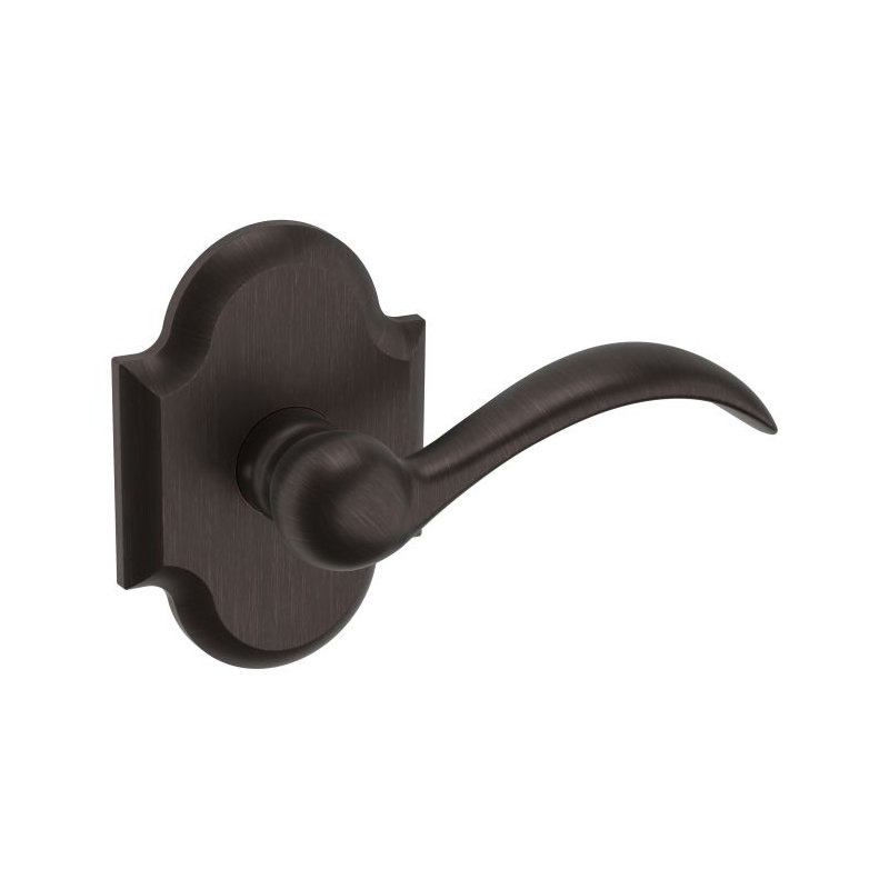 Beavertail Single Dummy Door Lever with R030 Rose, Venetian Bronze, Right Handing
