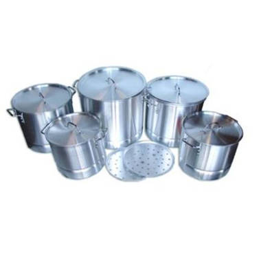 Starcraft 3 Piece Stainless Steel Stock Pot with Lid Set