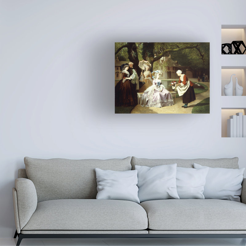 Art sur toile, Joseph Caraud, Marie Antoinette et Louis 16, H 14 po x l 19 po