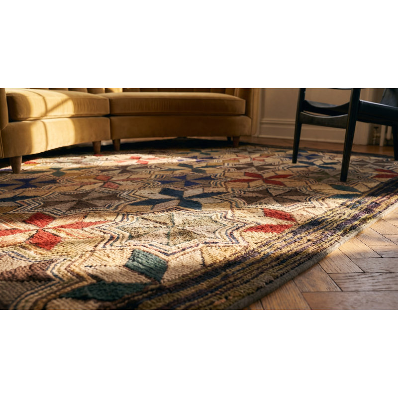 Tapis antique crocheté American Antique