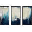" Navy Blue Illusion I " by Patricia Pinto 3 - Pieces Painting Print-62940747