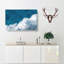Crisp Clouds - Wrapped Canvas Painting-56655369