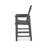 3-Piece HDPE Bar-Height Patio Bistro Set, 42.1" Square High Top Pub Table + 2 Bar Chairs, All-Weather Outdoor Dining Set-488914084